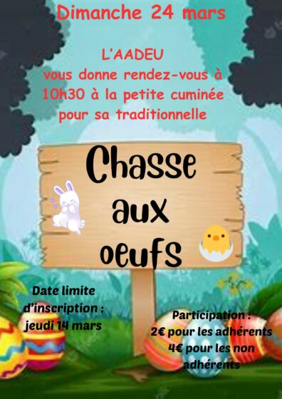 Chasse aux Oeufs de l’AADEU