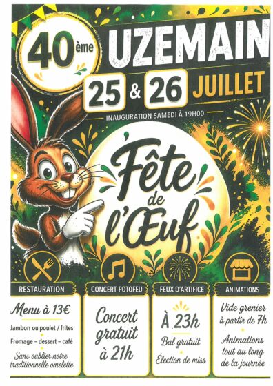 Les 40 ans de la fête de l&rsquo;œuf !
