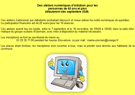 Atelier informatique